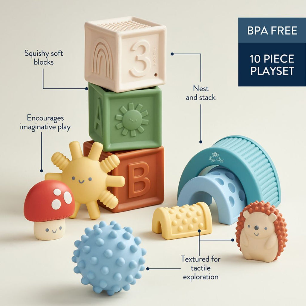 Itzy blocks sensory blocks set