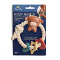 Teething ring rattles