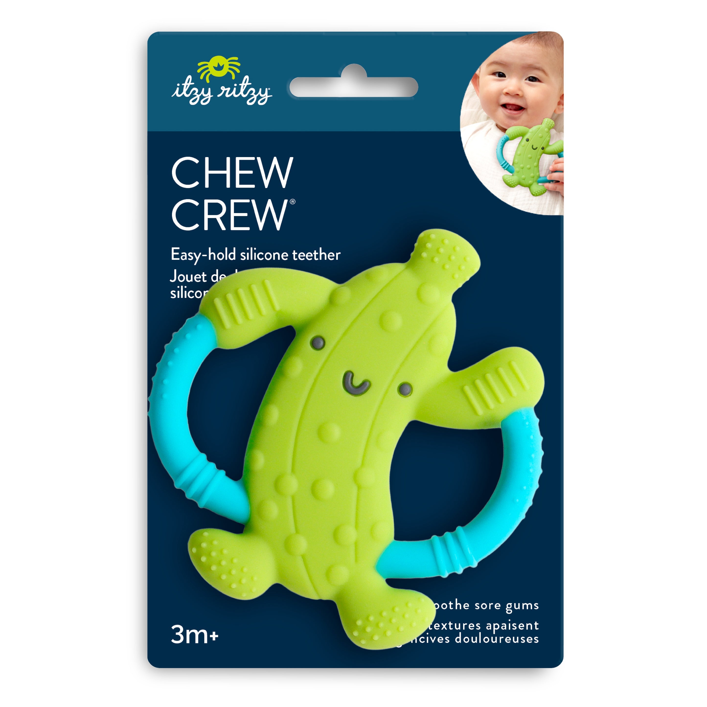 Chew crew silicone handle Teether