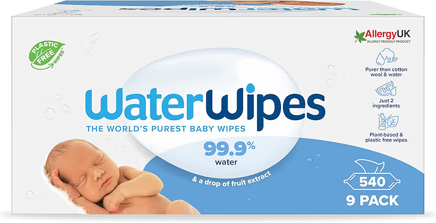 WATER WIPES PACK OF 9 (540 WIPES)