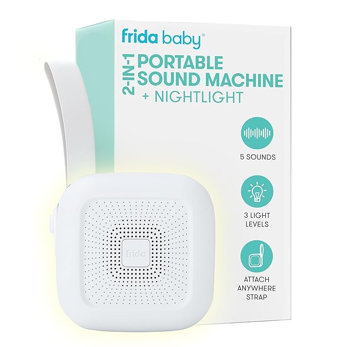 FRIDA BABY 2-IN-1 PORTABLE SOUND MACHINE AND NIGHTLIGHT
