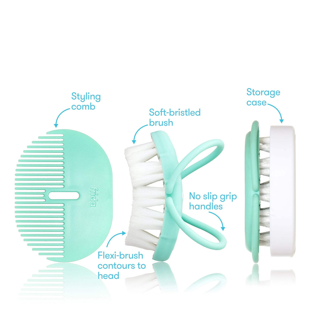 FRIDA BABY HEAD HUGGING HAIR BRUSH AND COMB SETS