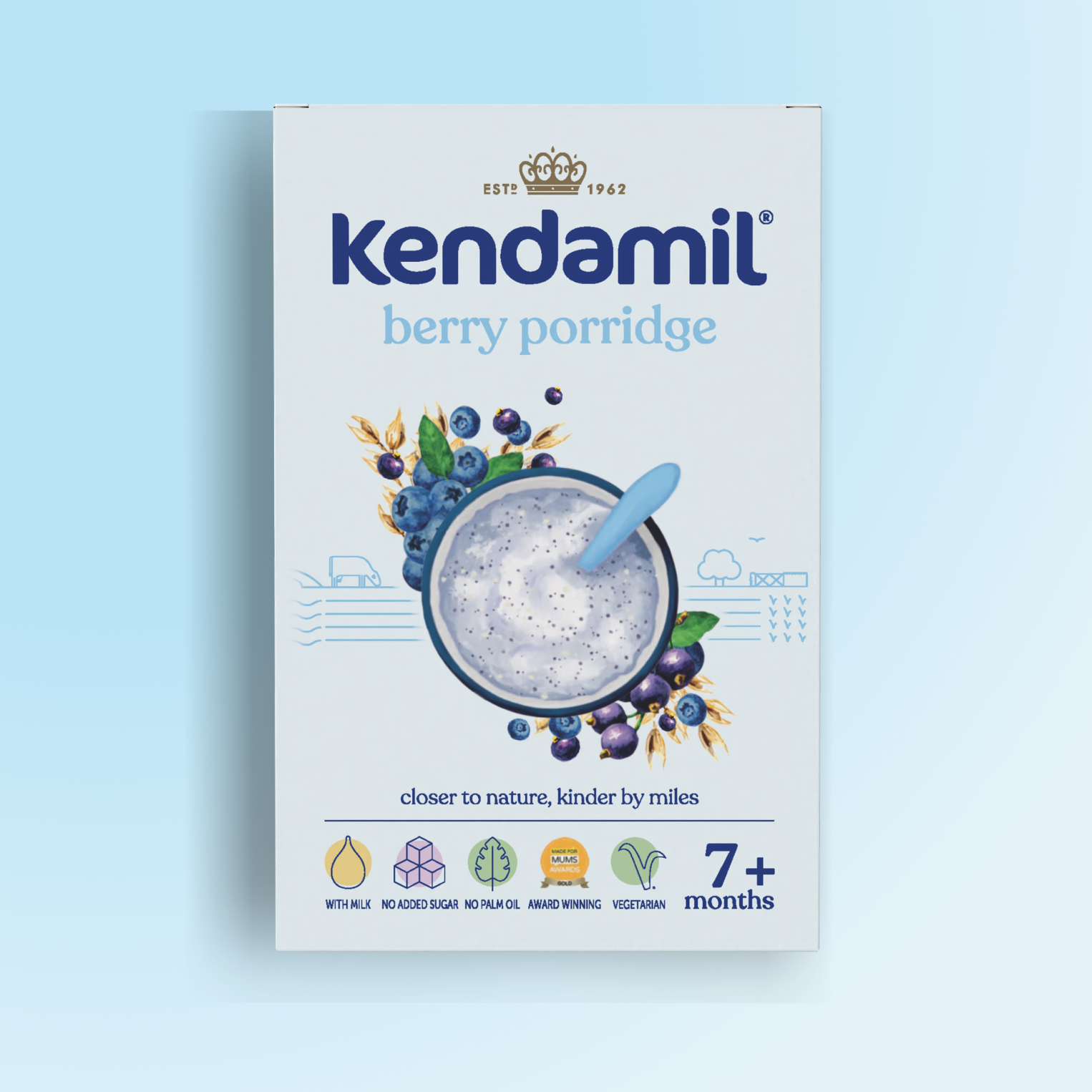 KENDAMIL BERRY PORRIDGE CEREAL  7+MONTHS