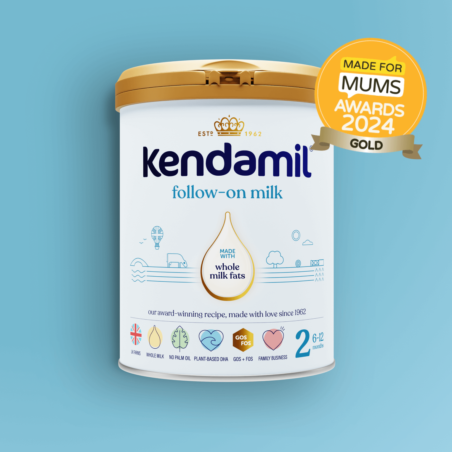 KENDAMIL CLASSIC FOLLOW-ON MILK STAGE 2  6-12M
