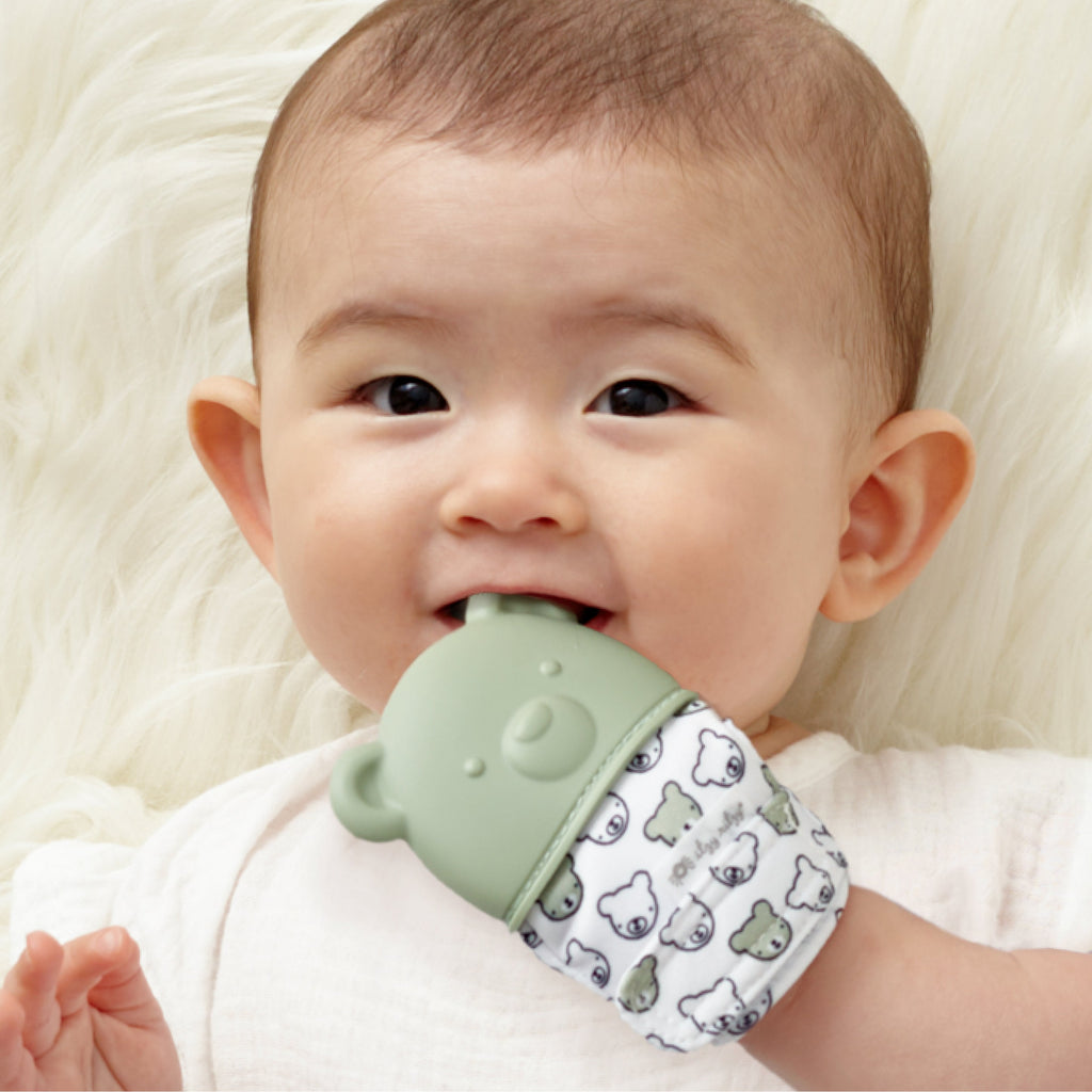 Itzy mitt teething mittens