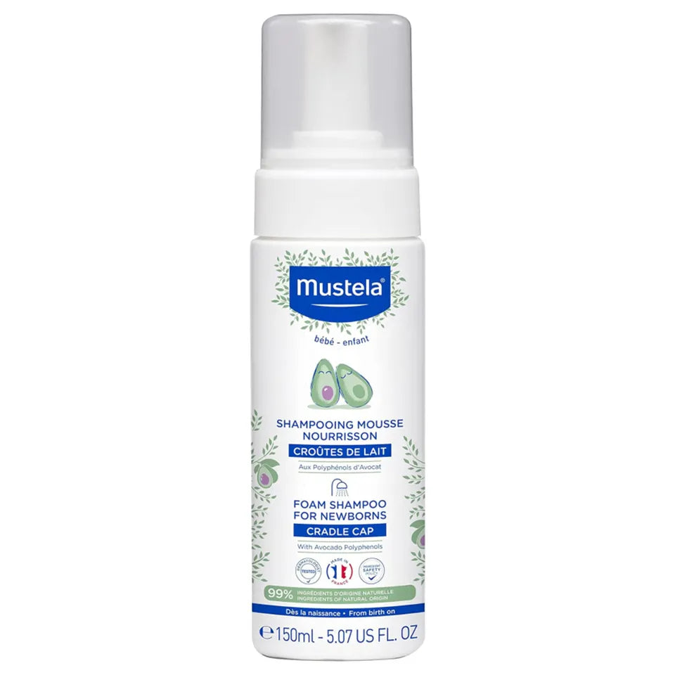 MUSTELA CRADLE CAP FOAM SHAMPOO 150ml