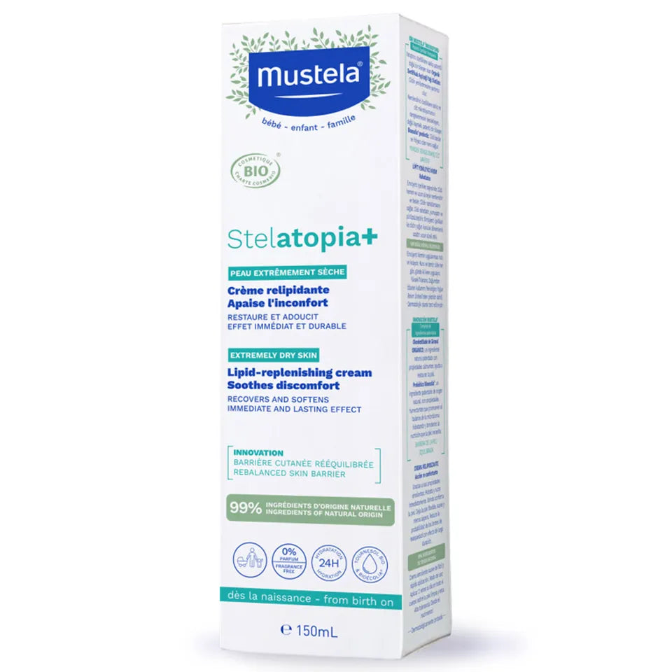 MUSTELA-STELATOPIA EMOLLIENT CREAM WITH ANTI ITCHING  150ML