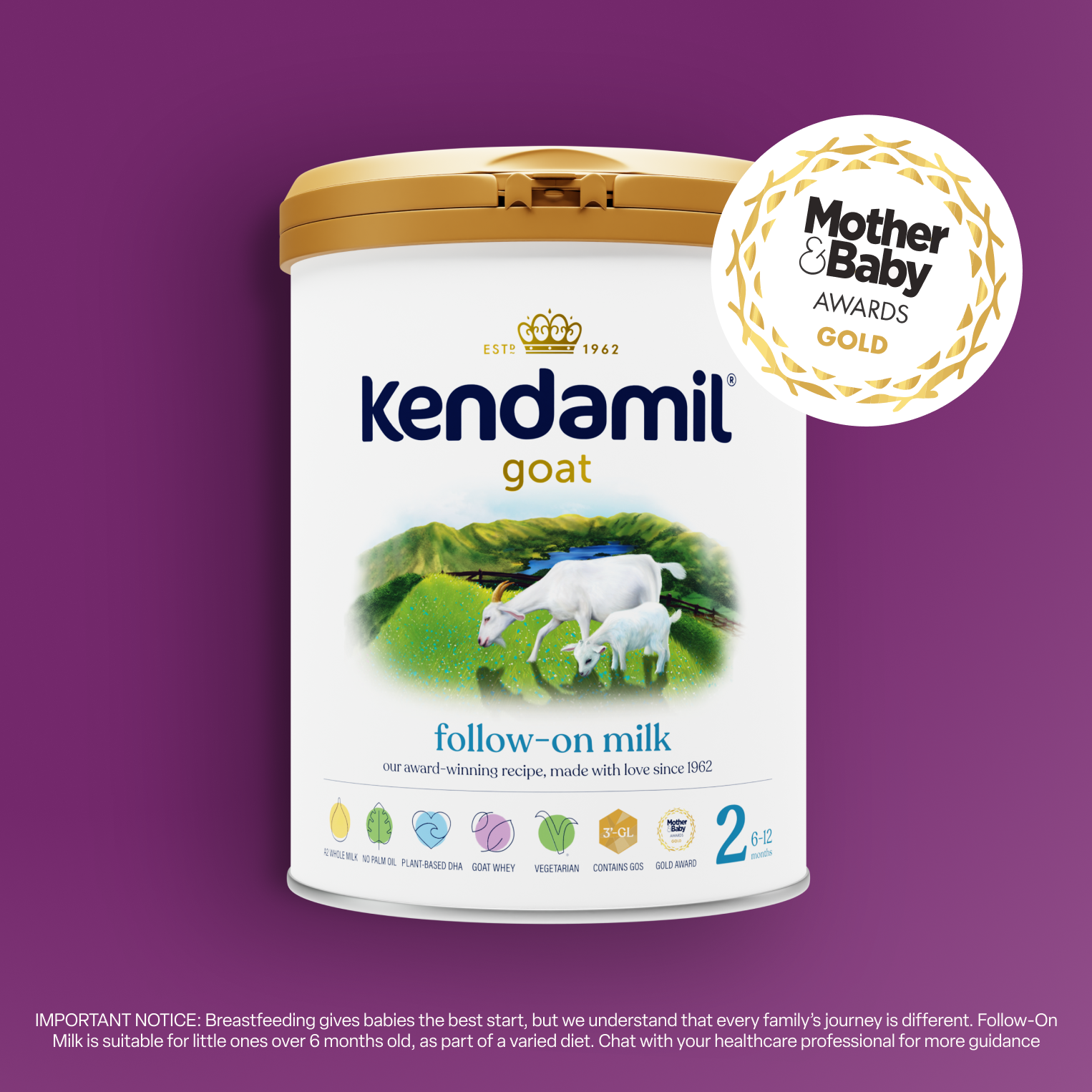 KENDAMIL GOAT FOLLOW-ON MILK SATGE 2